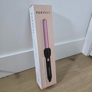 Hair Curling Wand FoxyBae Limited Edition Black & Rose Gold 25mm, like new